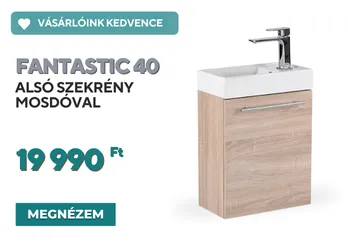 Fantastic 40 alsó szekrény mosdóval