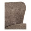 Covelo fotel, bouclé, barna-fekete