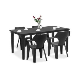 Fuante kerti bútor garnitúra szett grafit