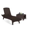 Pacific kerti nyugágy set Corfu asztallal barna