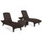 Pacific duo kerti nyugágy set Corfu asztallal barna
