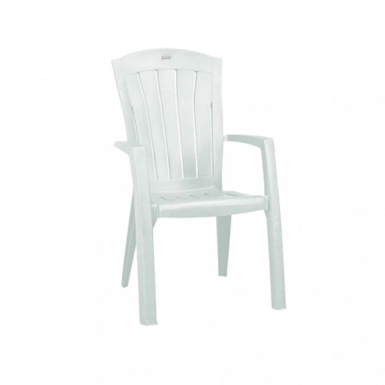 Santorini műanyag kerti szék fehér