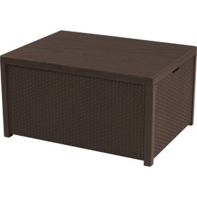Arica kerti tárolós asztal barna