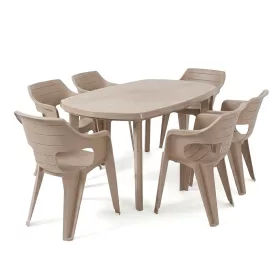 Lino 6+1 kerti bútor garnitúra szett cappuccino