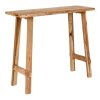 Girona Konzolasztal, teak fa, natúr, 90x40x80 cm