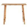Girona Konzolasztal, teak fa, natúr, 90x40x80 cm