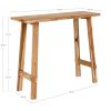Girona Konzolasztal, teak fa, natúr, 90x40x80 cm