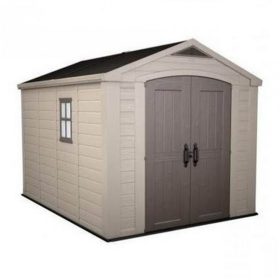 Factor 8x11 kerti ház, beige-taupe színben