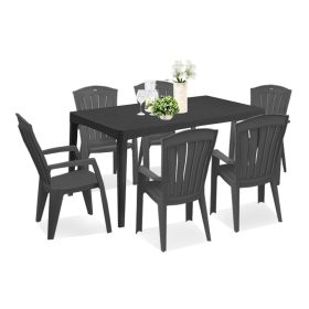 Girorini 61 kerti bútor garnitúra szett grafit