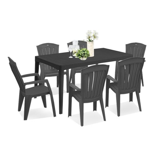 Girorini 61 kerti bútor garnitúra szett grafit