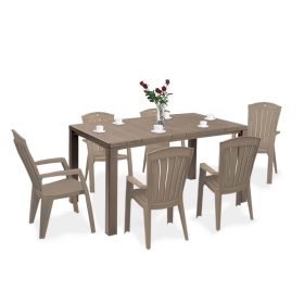 Sanjulie 61 kerti bútor garnitúra szett cappuccino