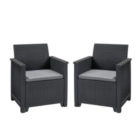 Elodie duo set fotelek grafit