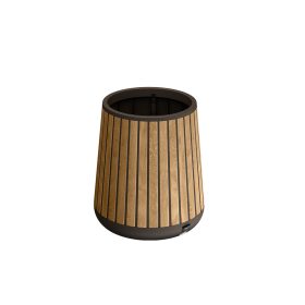 Deco henger alakú műanyag virágláda 81 L dió