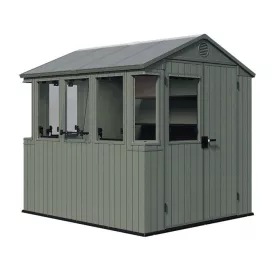 Potting shed kültéri műanyag ház zöld
