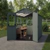 Potting shed kültéri műanyag ház zöld