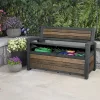 Decocoat műanyag kerti pad/tároló 227 L dió