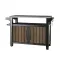Decocoat unity műanyag xl kerti grill asztal 207l dió