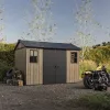 Apex 7,5x11/11x7,5 műanyag kerti ház kőrisfa