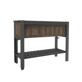 Hosting party állomás műanyag oldal irányba kihúzható, italhütő tárolóval dió