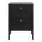 Dalby fiókos szekrény, 2 fiók, acél, fekete 40x40x59,5 cm