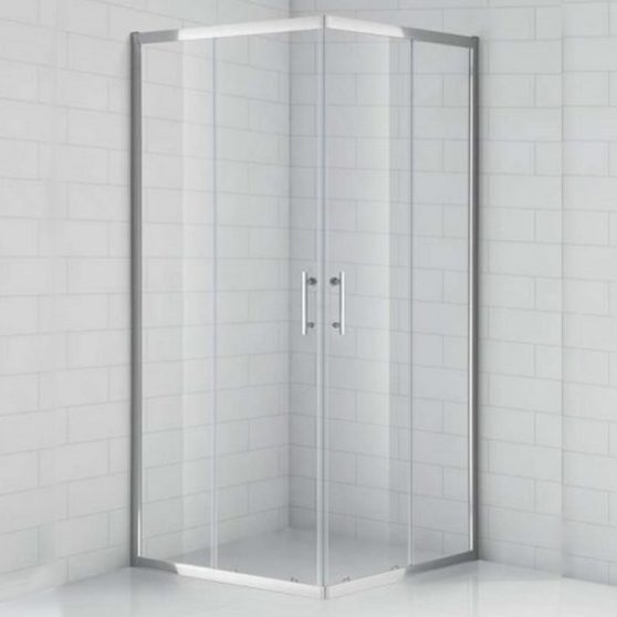 OBS2 szögletes, görgős zuhanykabin zuhanytálca nélkül