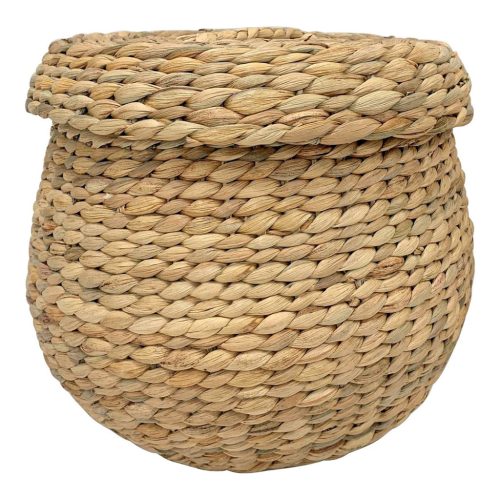 Arona Kosár, vízi jácint, natúr ø30x26,5 cm