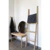 Dekorációs létra teak fából, natúr, 50x150 cm