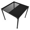 LUXE pergola 3x3m antracit