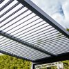 LUXE pergola 3x3m antracit