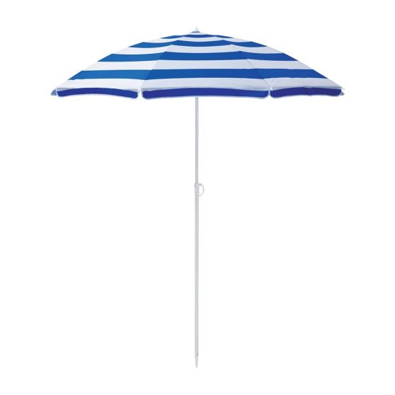 160 cm-es csíkos strand napernyő dönthető