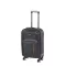 TraveLux light kabinbőrönd puha levehető kerékkel 55x40x20 cm fekete