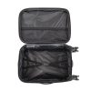 TraveLux light közepes bőrönd puha 68x45x25 cm fekete