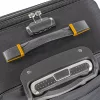TraveLux light közepes bőrönd puha 68x45x25 cm fekete