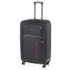 TraveLux light nagy bőrönd puha 76x50x29 cm fekete