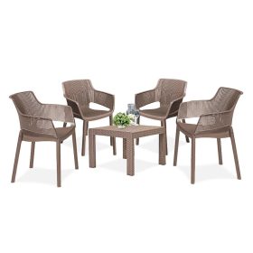 Roelisa 41 kerti bútor garnitúra szett cappuccino