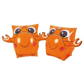 Felfújható gyerekkarúszó rák mintázattal