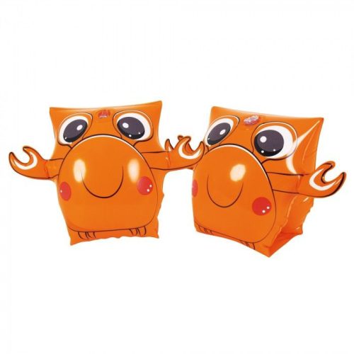 Felfújható gyerekkarúszó rák mintázattal