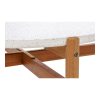 Terracina dohányzóasztal akác/terazzo, natúr ø84,5x38,5 cm