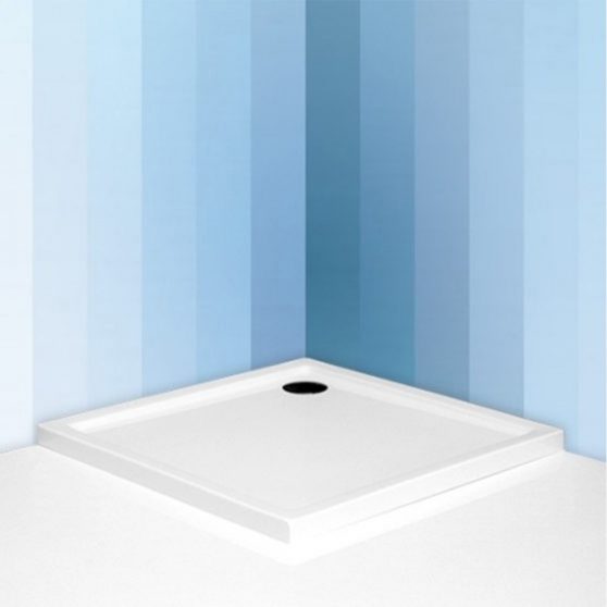 Flat Kvadro négyszögletes akril zuhanytálca  100x100 cm
