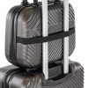 TraveLux Pro kézi bőrönd keményfedeles 28x36x16 cm szürke