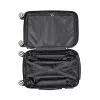 TraveLux Pro kabinbőrönd keményfedeles levehető kerékkel 50x40x20 cm szürke