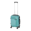 TraveLux Pro kézipoggyász keményfedeles levehető kerékkel 40x30x20 cm lagúnakék