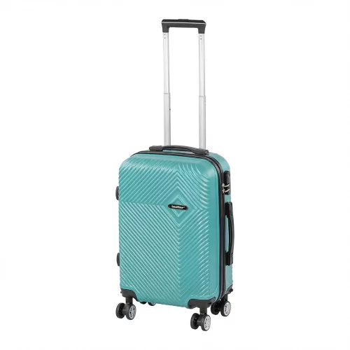 TraveLux Pro kabinbőrönd keményfedeles levehető kerékkel 50x40x20 cm lagúnakék
