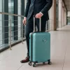 TraveLux Pro kabinbőrönd keményfedeles levehető kerékkel 50x40x20 cm lagúnakék