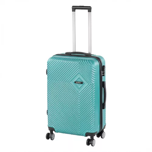 TraveLux Pro közepes bőrönd keményfedeles 68x45x25 cm lagúnakék