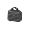 TraveLux Max kisméretű kézi bőrönd keményfedeles 28x36x16 cm fekete