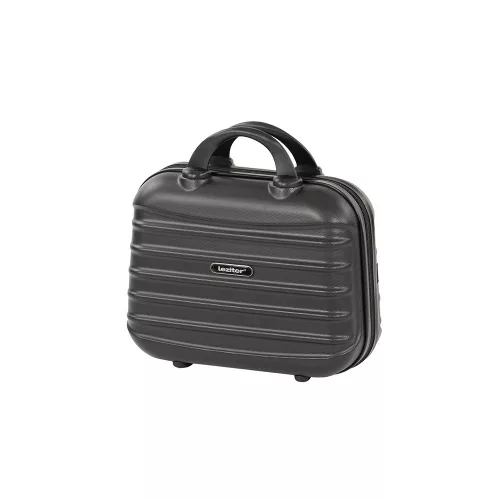 TraveLux Max kisméretű kézi bőrönd keményfedeles 28x36x16 cm fekete