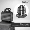 TraveLux Max kisméretű kézi bőrönd keményfedeles 28x36x16 cm fekete