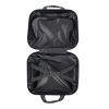 TraveLux Max kisméretű kézi bőrönd keményfedeles 28x36x16 cm fekete