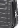 TraveLux Max kisméretű kézi bőrönd keményfedeles 28x36x16 cm fekete
